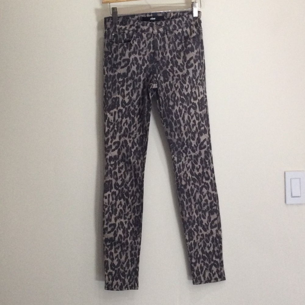 Else Leopard Print Jeans